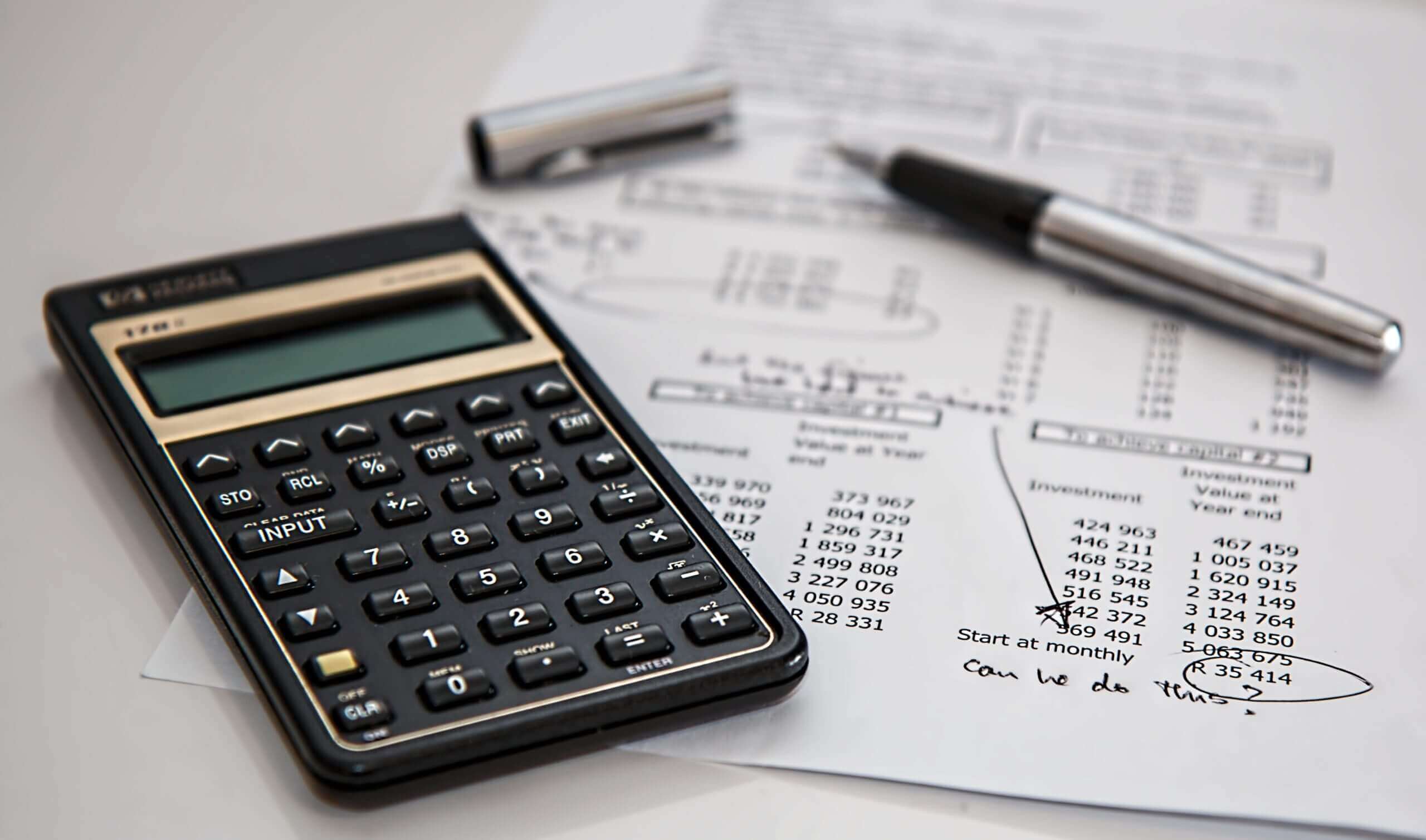 Generic financial graphic.
